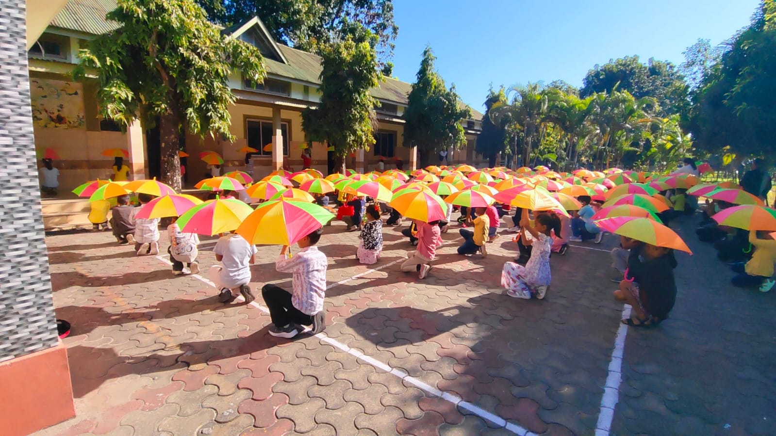 Preparation for Sports Day